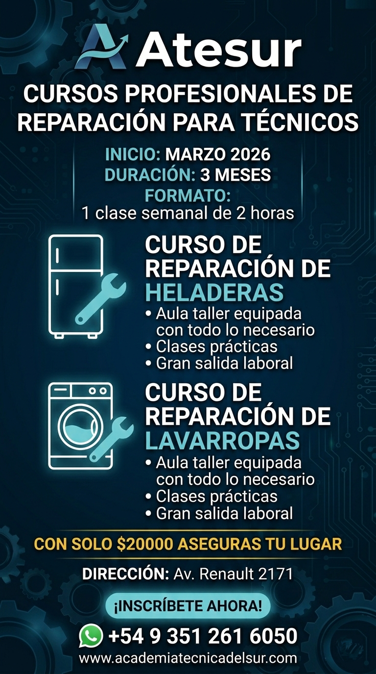 Banner Cursos de Reparación